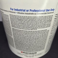 Rust-Oleum 375658 Epoxy Coating, Gloss, Water Base, White, 1 Gal