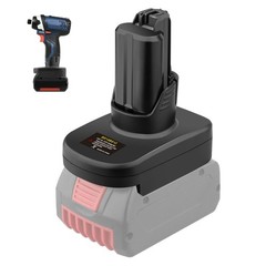 Sturdy 18V To 12V Battery Conversion Adapter For Electric Tool Black Color