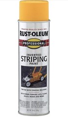 Rust-Oleum Professional Inverted Striping 18oz Spray – Paint Yellow (2548838)