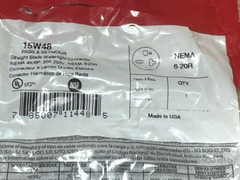 Legrand 14W48 And 15W48 Locking Watertight Connectors 20A 250V 5 Of Each