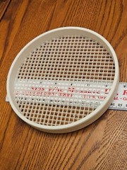 6″ PVC Pipe Vent Screen, 6.625″ OD, 1/4″ Mesh, All Plastic for 6″ Fitting