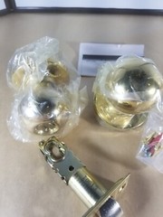 Falcon Y581PD6 Hana 605 Storeroom Lock Bright Brass Commercial Grade 2