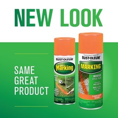 Rust-Oleum 1987830 Specialty Marking 1 Ounce (Pack of 1), Fluorescent Orange