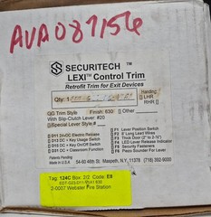 Securitech D11 Series LEXI Control Trim–LHR–630 Finish–24VDC Electric Release