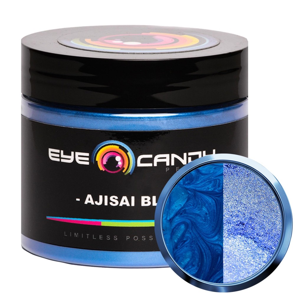 Eye Candy Pigments Premium Blue Mica 1.76 Ounce (Pack of 1), Ajisai