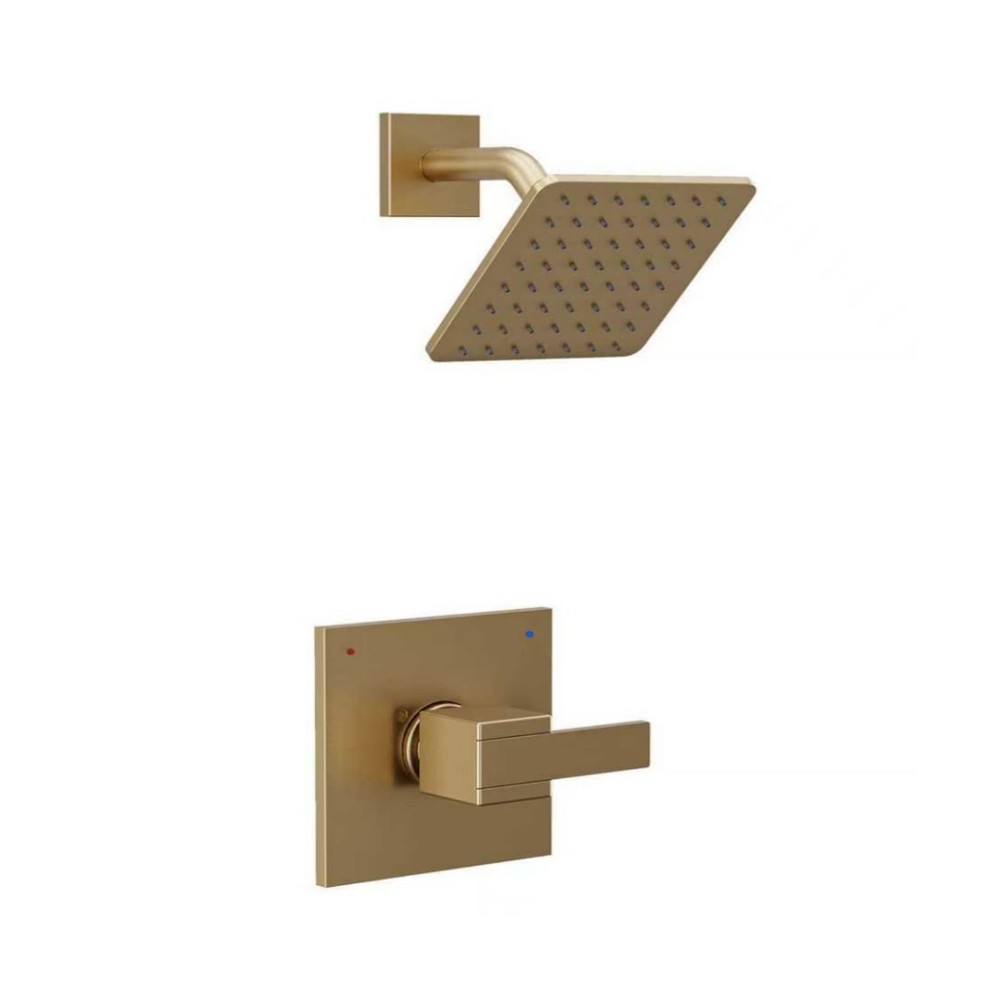 Replacement for Delta Shower Trim Kit Modern 14 Series, 6-Inch Brushed Gold S…
