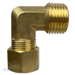 1/2″ Compression x 1/2″ MNPT 90 Degree Brass Compression Elbow Pipe Fitting