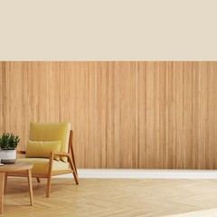 48″ W x 96″ L Carbonized Bamboo Wall Panel Pole Wrap
