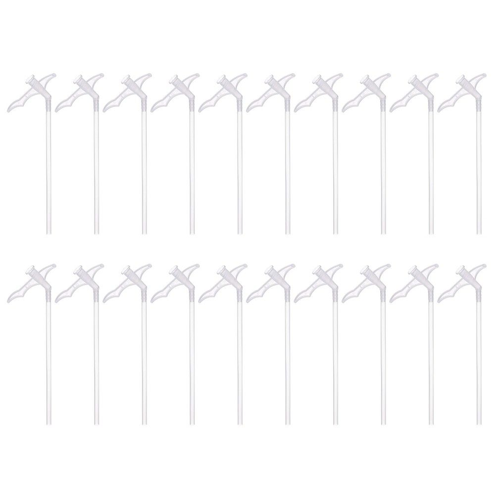 20 Pcs Spray Foam Nozzle, 7.6″ PE Spray Foam Replacement Tube Tip, Clear