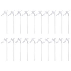 20 Pcs Spray Foam Nozzle, 7.6″ PE Spray Foam Replacement Tube Tip, Clear