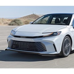 3pcs Front Bumper Lip Spoiler Body Kit for 2025-2027 Toyota Camry LE/XLE Carbon