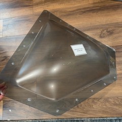 RVGUARD RV Skylight Replacement 11×24 Smoke For RV Camper Trailer UV Resistant