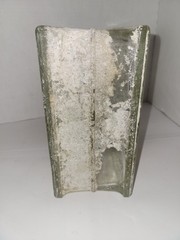 Corning Decora Glass Block 7.75X7.76X3 7/8″ RETIRED Wavy Brick USA