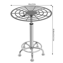80kg Spray Paint Lifting Rack Stable Rotating Paint Holder Spray Painting Table