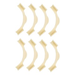 16mm PEX Tube Bend Support, 8Pcs ABS Plastic Elbow Bend Support, Light Yellow