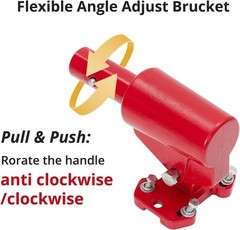 36/48 Inch Concrete Bull Float Kit, Aluminum Alloy 4 Handles w/ Carrying Bag