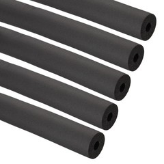 5Pcs 7/8″(22mm) ID x 6Ft Pipe Insulation Foam Tube Black