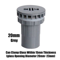 20mm~50mm PVC Tank Connector/Bulkhead Adhesive Pipe Fitting Grey For Aquariums