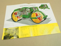 2 Brochures Zettelmeyer Static Tricycle Roller Type M from 1965