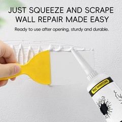 Wall Repair Kit with Scraper, 250g Wall Putty Drywall Repair Paste, Easy Fix …