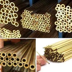 Brass Tube Piping Thin Length 300 500mm OD 8mm 8.5mm Hollow Straight Round Kit