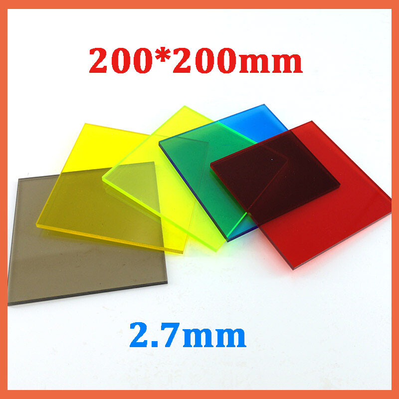 2.7mm Colour Plastic Panel Sheet Guard Screen 200*200mm CUT TO SIZE Panels
