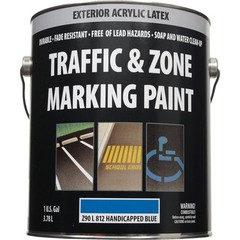 Traffic & Zone Handicap Blue Latex Gallon Traffic Paint Z90L00812-16 Traffic And