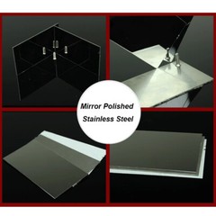 201 Stainless Steel Sheet Plate 8K Mirror Polished Steel Sheet Thick 1/1.5/2/3mm