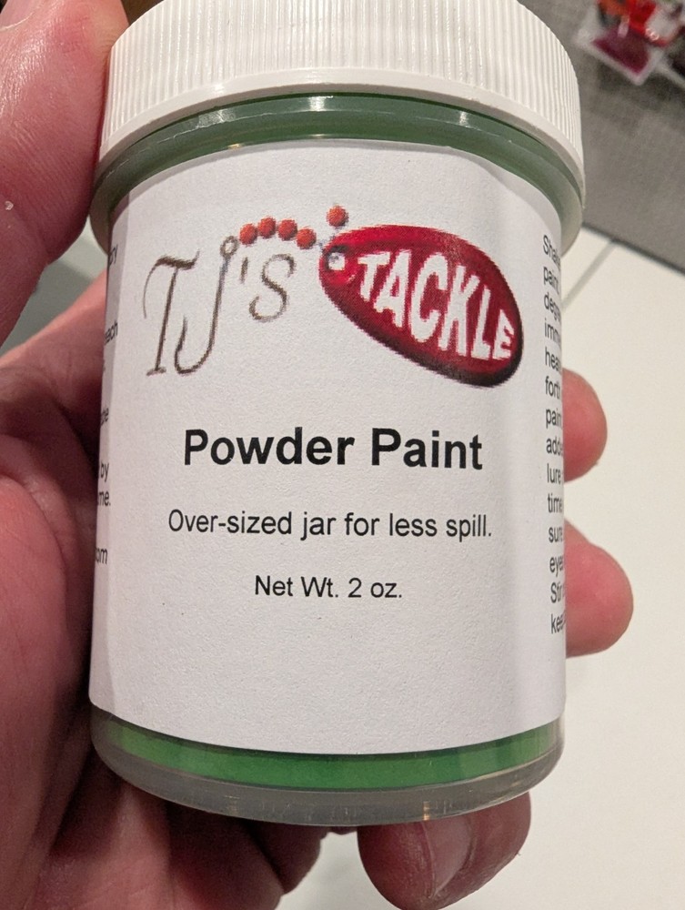 POWDER COATING PAINT JOHN DEERE GREEN Lot of 6 – 2 oz jars