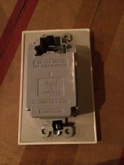 P&S PLUGTAIL GFCI Nightlight Receptacle Light Almond 20 Amp PT2095-NTLLA