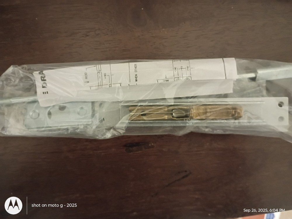 IVES 458 B26D 12 IN: 10190 Manual Extension Flush Bolt 296G