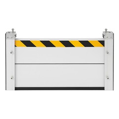 Aluminum Wall-Mount Flood Barrier 31.5 × 15.75 In Garage Door Baffle