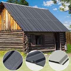 Metal Roofing Panels – 20 Pcs Corrugated Pergola Roofing Panels Heavy Duty Wa…