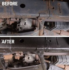 3 – Undercoating Spray Cans Rubberized Black Aerosol Stops Rust Formula