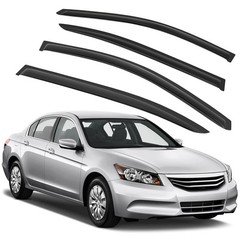Side Window Deflectors Rain Guards for Honda Accord 2008-2012 Front Rear