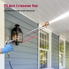 2.5HP Electric Airless Paint Sprayer High Efficient 3300PSI W/Extension Rod 230V