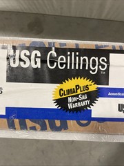USG 88887, ACOUSTICAL PANELS 6”x48”x3/4”, 24sq Ft, 12 Pieces Per Box. PAIR OF 2