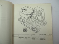 Atlas 1704R Series 372 Crawler Excavator Parts List Spare Parts List 1994