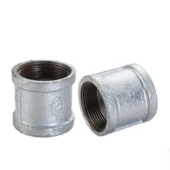 Galvanized Malleable Iron Pipe Fittings Equal Female Socket Threaded joint