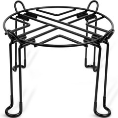 Gyykzz Water Filter Stand 8” Tall 9” Diameter 8 inch Tall, Matte Black