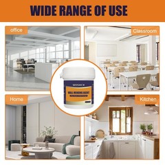 Drywall Repair Kit with Putty, Scraper, 8.5 oz, White, 1 Pack