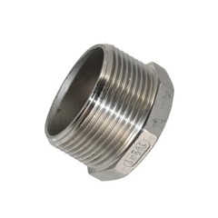 1-1/2” male to 1“ NPT female HEX Reducing bush adapter Pipe Fitting Stainless