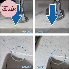 White Quartz Countertop Repair Kit Chip Crack Edge Fix Quick Drying
