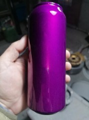 Gloss Transp Candy PURPLE powder coating paint (FIT TRIBO), 1Lb/0.45kg