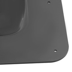 RV Skylight Replacement Trailer Roof Vent Window Universal 18×18 Inch Black