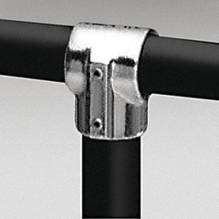 1-1/4 in Tee Structural Pipe Fitting, Aluminum, 1.68 in Diameter