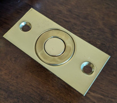 Ives DP2 Dust Proof Strike with plate Bright Brass