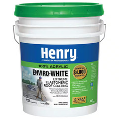 687 Enviro-White 100% Acrylic Elastomeric Reflective Roof Coating 4.75 Gal.