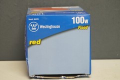 Westinghouse Red Colored Floodlight Bulb No 4410