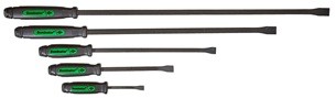 Mayhew 61366GN 5 Piece Green Dominator Curved Pry Bar Set